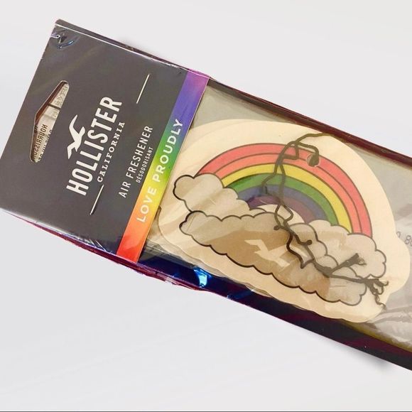 Hollister Other - *Free* NWT - Hollister Unisex 2 Pack Hollister Air Freshener (Love Proudly)